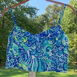 Lilly Pulitzer Lizzy Crop Top and Pant Set
